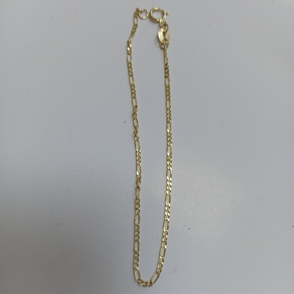 PULSERAS TEJIDO 3X1 ORO 14K 16 CM 0.9 GR (NUEVO)