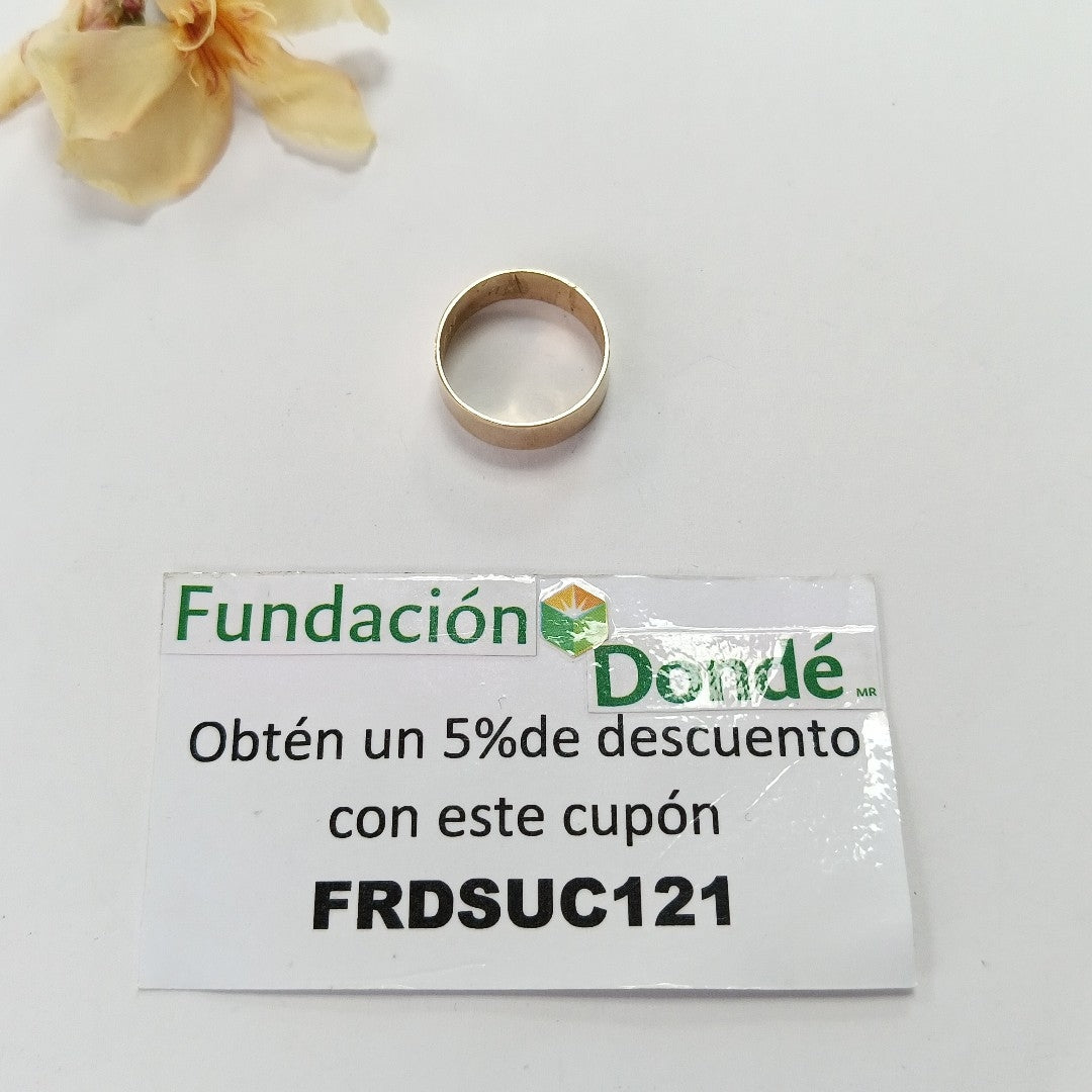 ARGOLLA ORO 10 K 2.7 GRMS (SEMINUEVO)