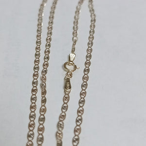 CADENAS TEJIDO GUCHI ORO 10K 55 CM 2.9 GR (NUEVO)