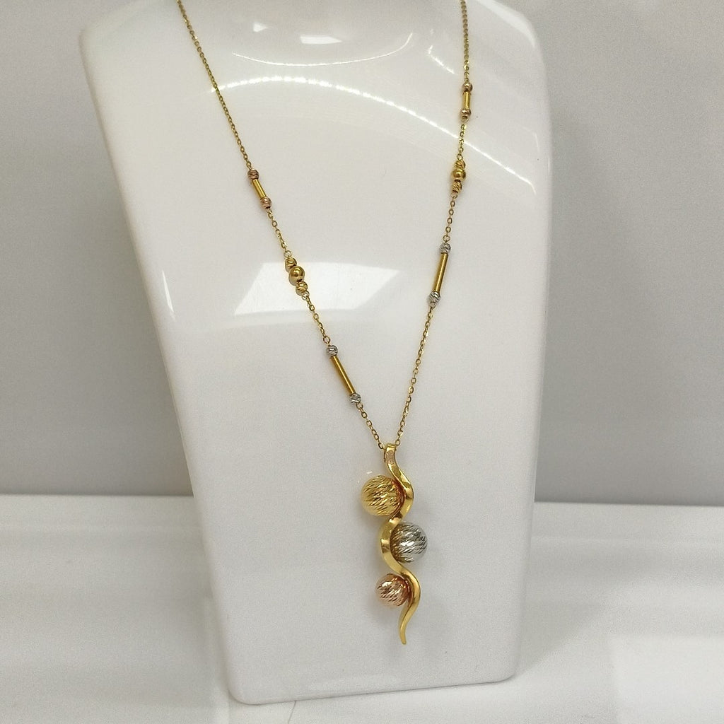 GARGANTILLA ORO, ORO COMBINADO 18 K 7 GRMS (SEMINUEVO)