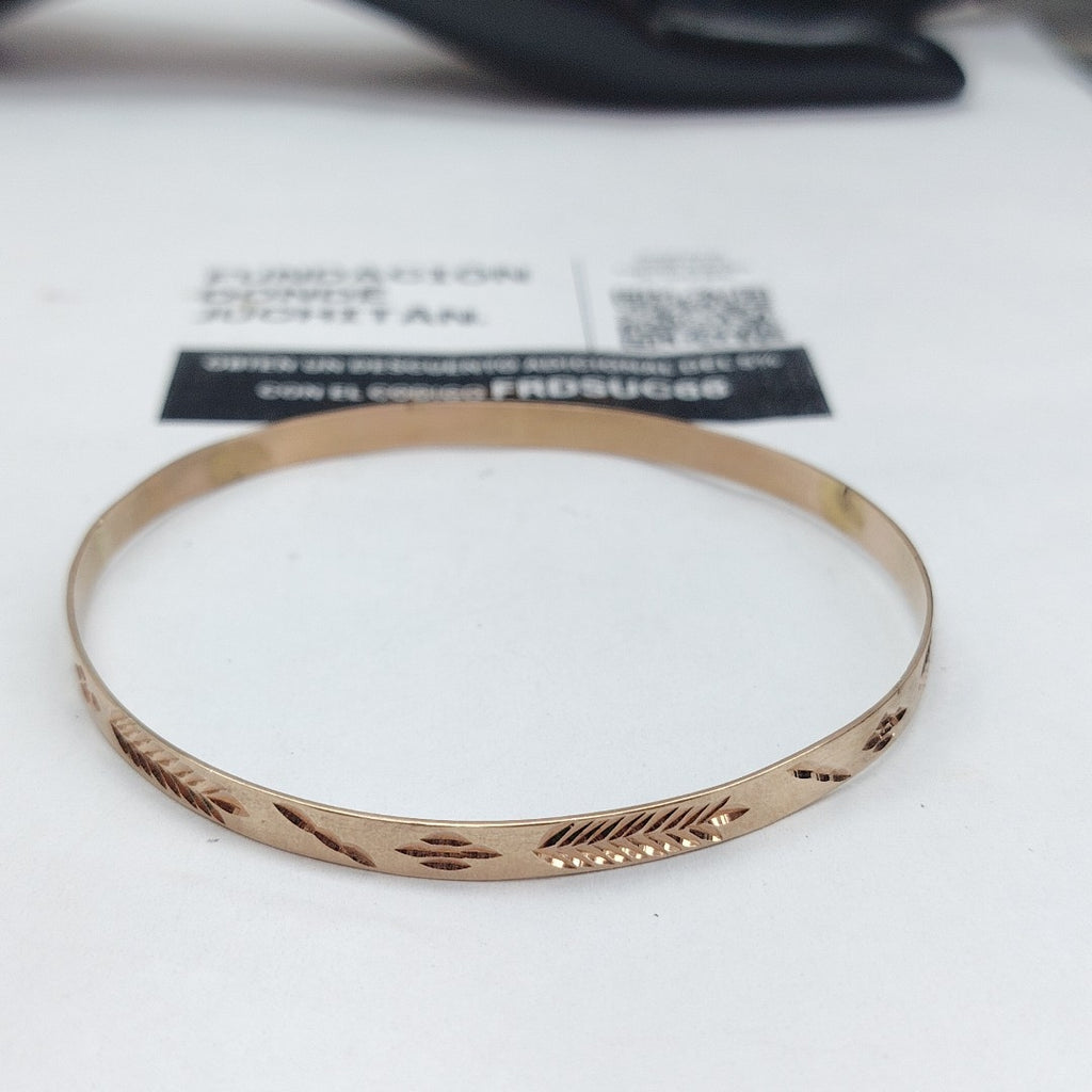PULSERA RIGIDA ORO 10 K 7,60 GRMS (SEMINUEVO)