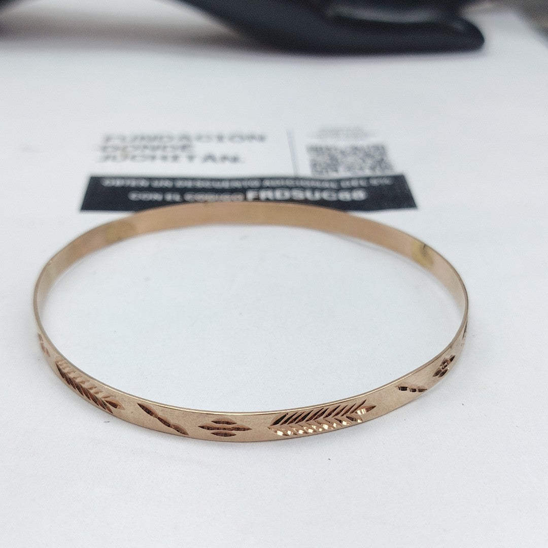 PULSERA RIGIDA ORO 10 K 7,60 GRMS (SEMINUEVO)