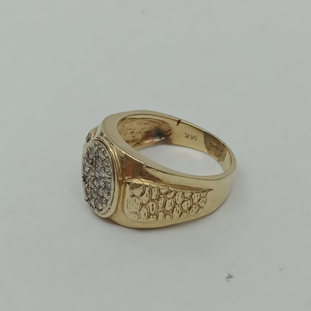 ANILLO ORO 14 K 9,90 GRMS (SEMINUEVO)