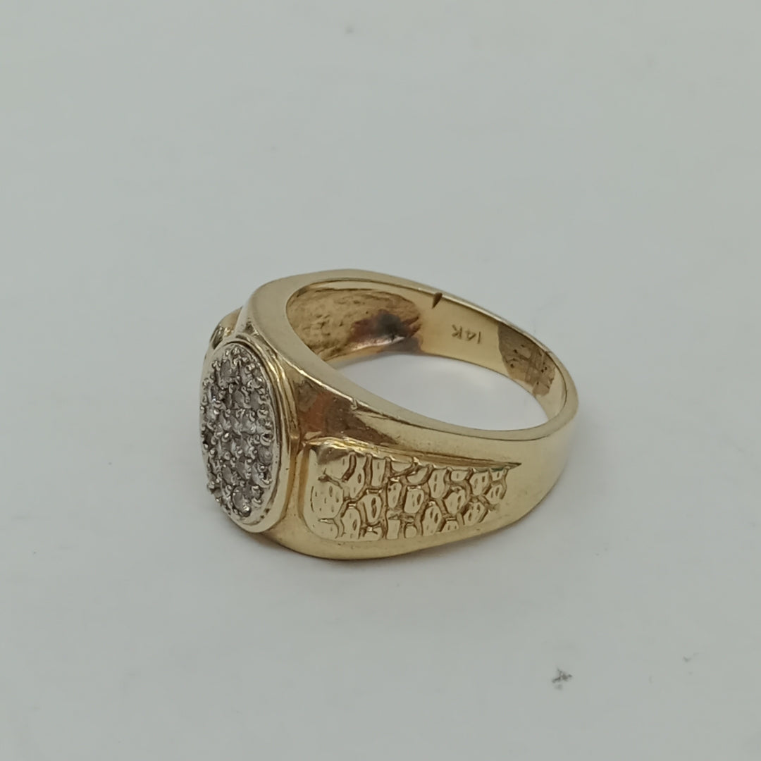 ANILLO ORO 14 K 9,90 GRMS (SEMINUEVO)