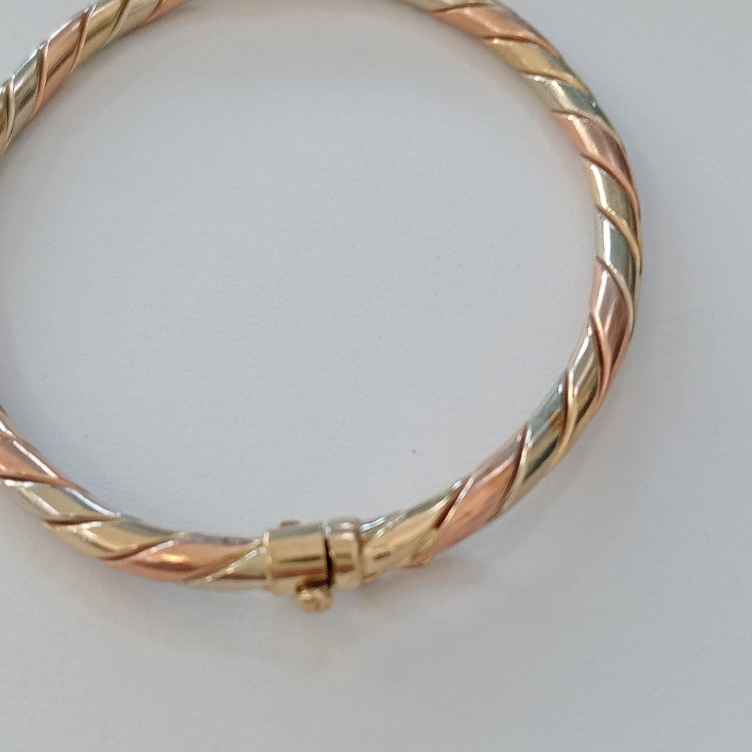 PULSERA RIGIDA ORO 10 K 12.1 GRMS (SEMINUEVO)
