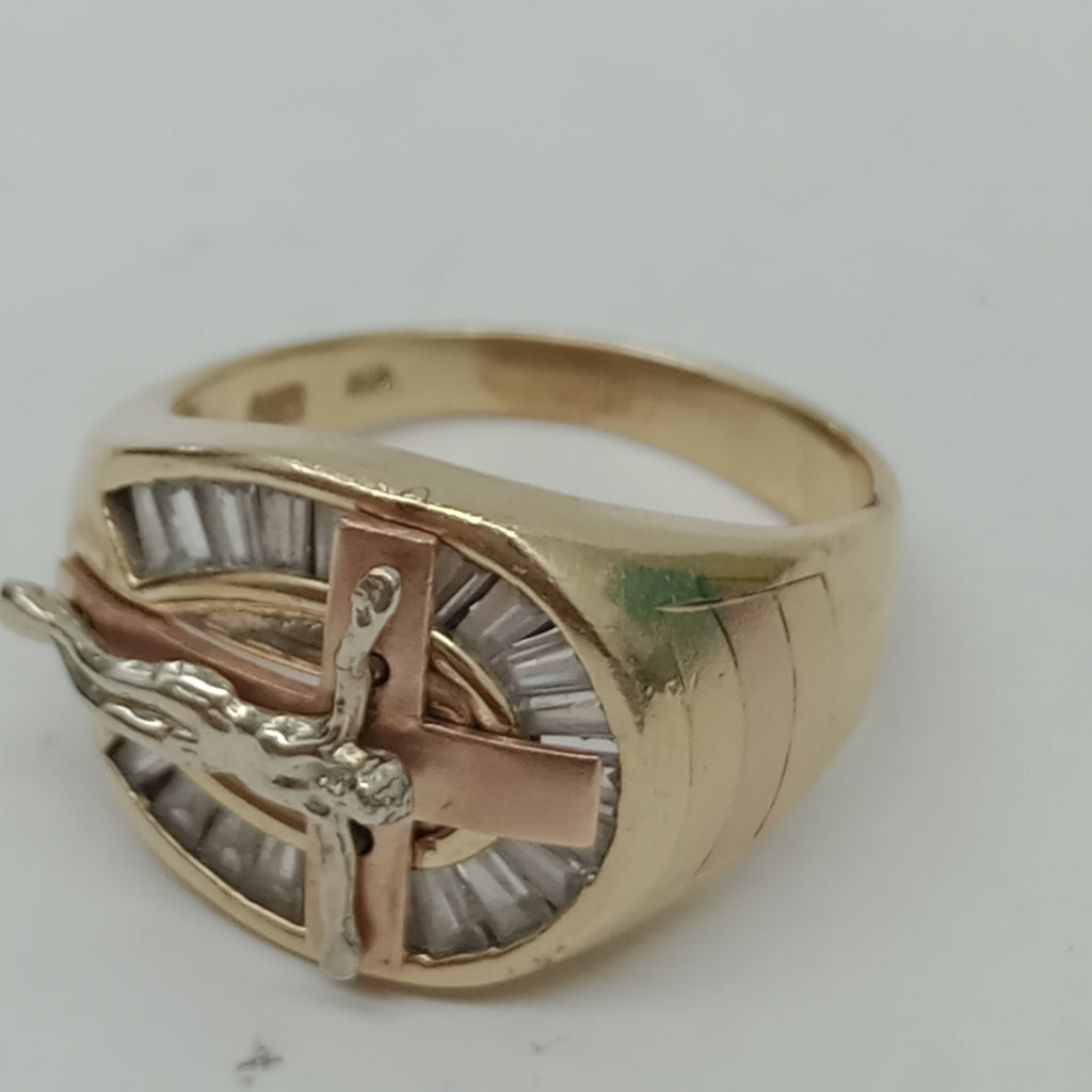 ANILLO ORO 14 K 10,10 GRMS (SEMINUEVO)