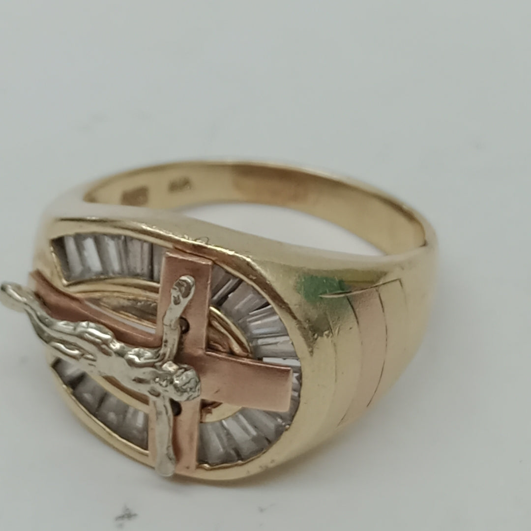 ANILLO ORO 14 K 10,10 GRMS (SEMINUEVO)