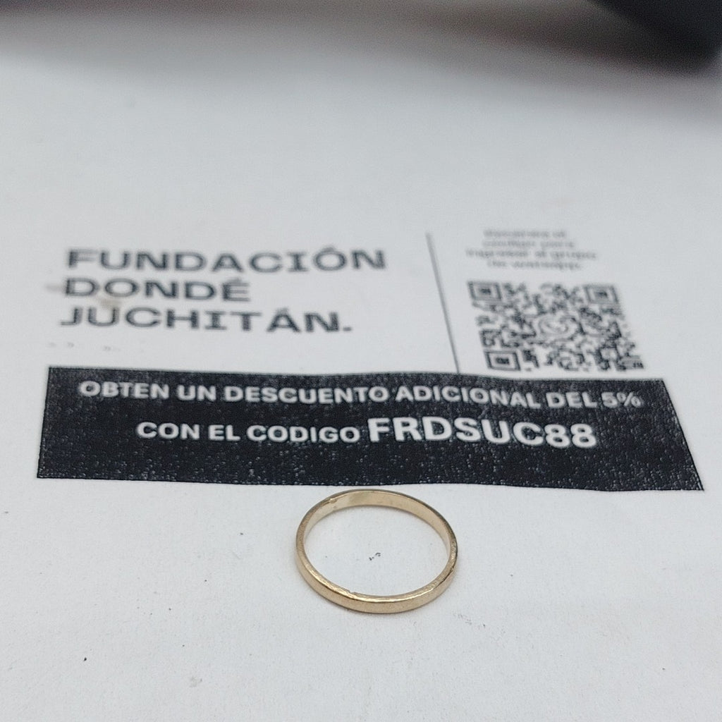 ANILLO, ARGOLLA ORO 8 K 0.8 GRMS (SEMINUEVO)