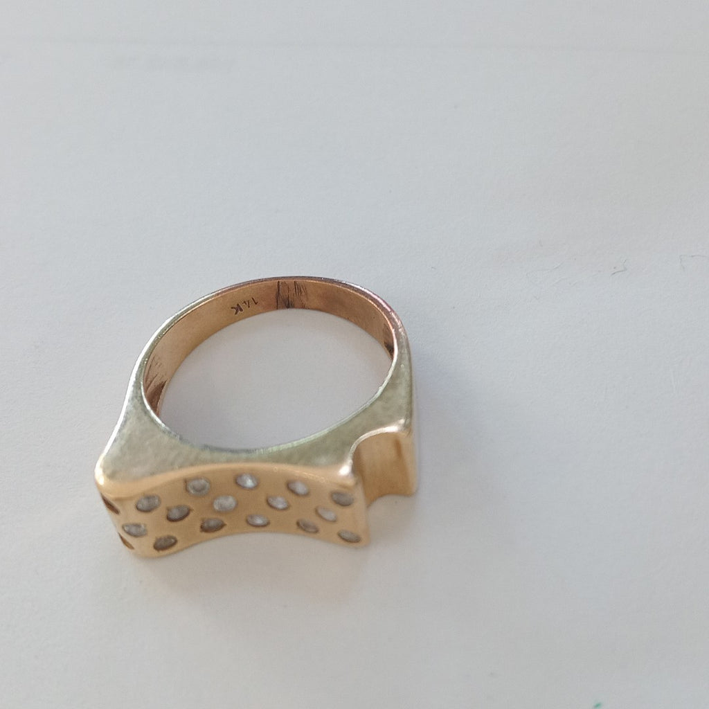 ANILLO ORO 14 K 5 GRMS (SEMINUEVO)
