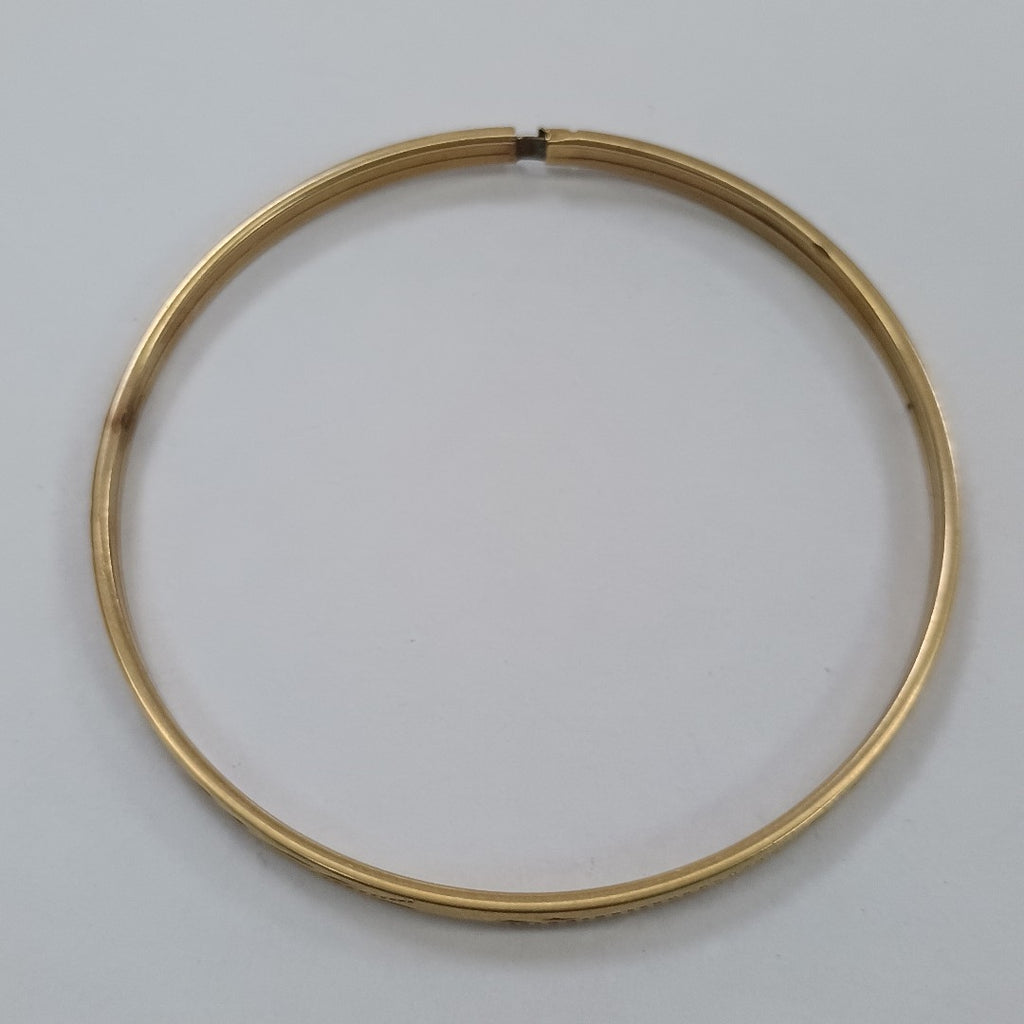 PULSERA RIGIDA ORO 10 K 4.7 GRMS (SEMINUEVO)