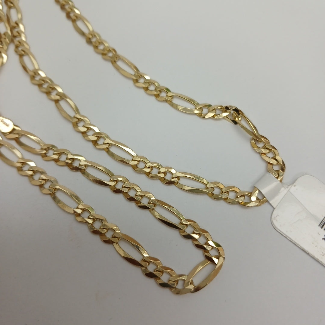 CADENAS TEJIDO 3X1 ORO 14K 60 CM 13.6 GR (NUEVO)