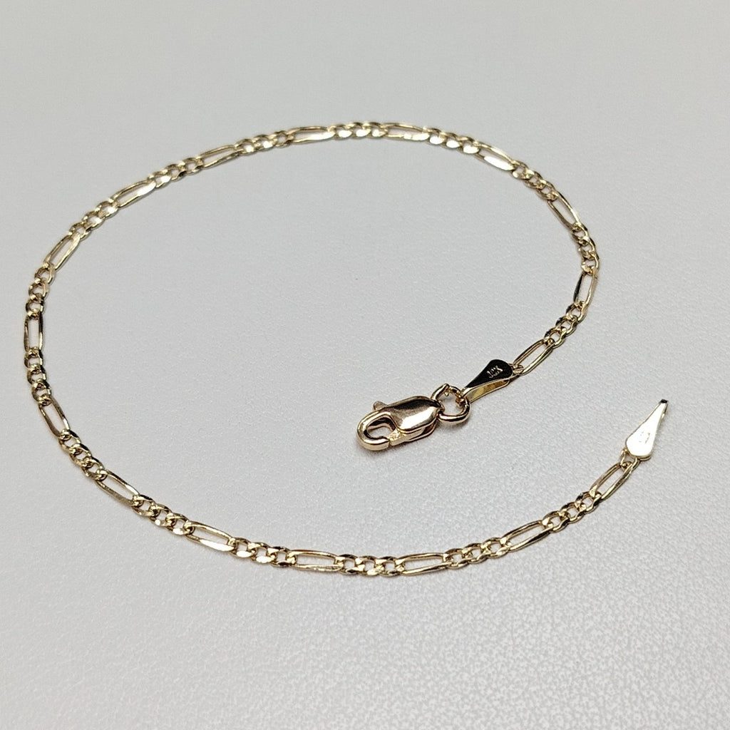 PULSERAS 3X1 ORO 14K 18 CM 1.5 GR (NUEVO)