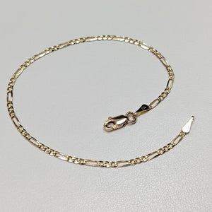 PULSERAS 3X1 ORO 14K 18 CM 1.5 GR (NUEVO)