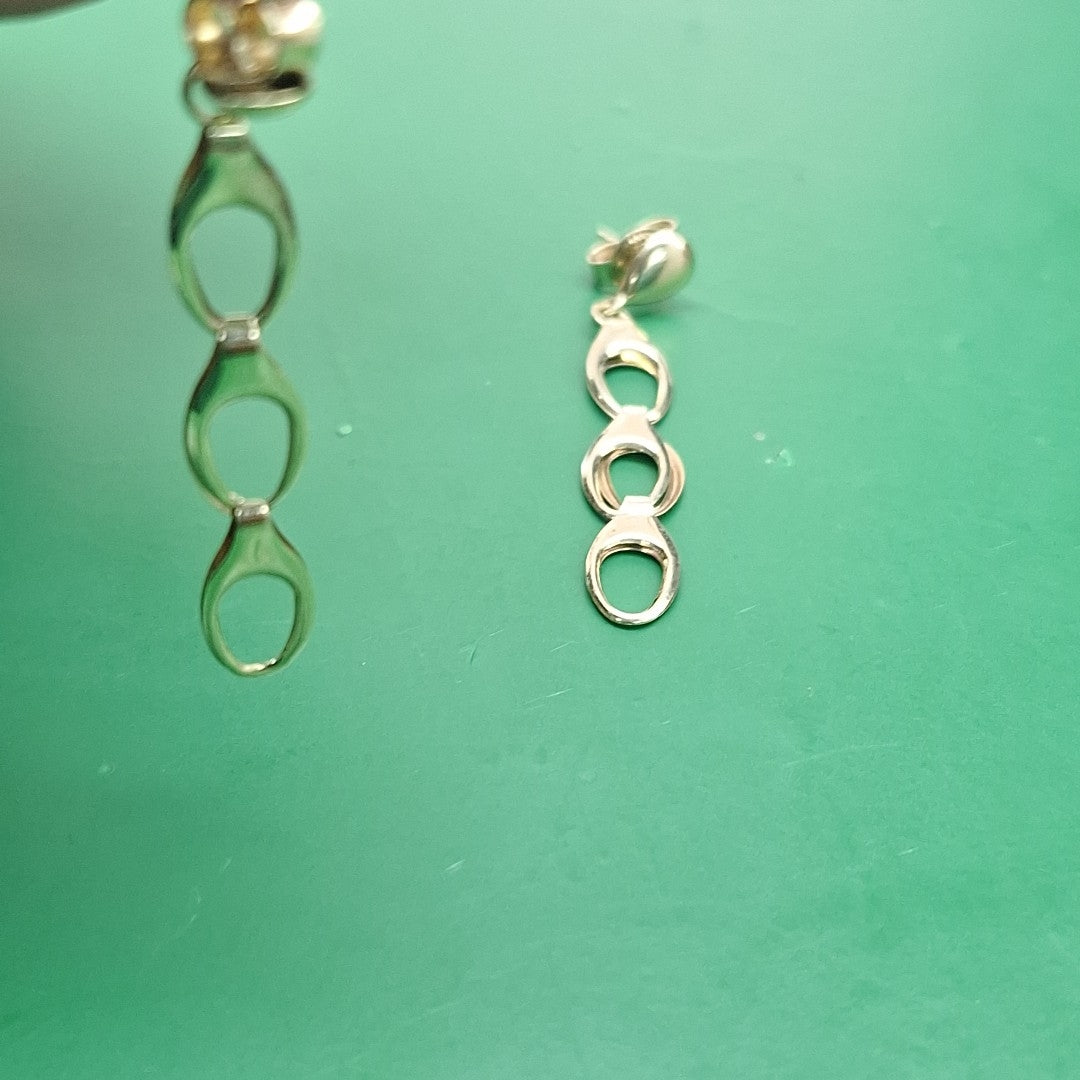 ARETES PAR ORO 14 K 1.4 GRMS (SEMINUEVO)
