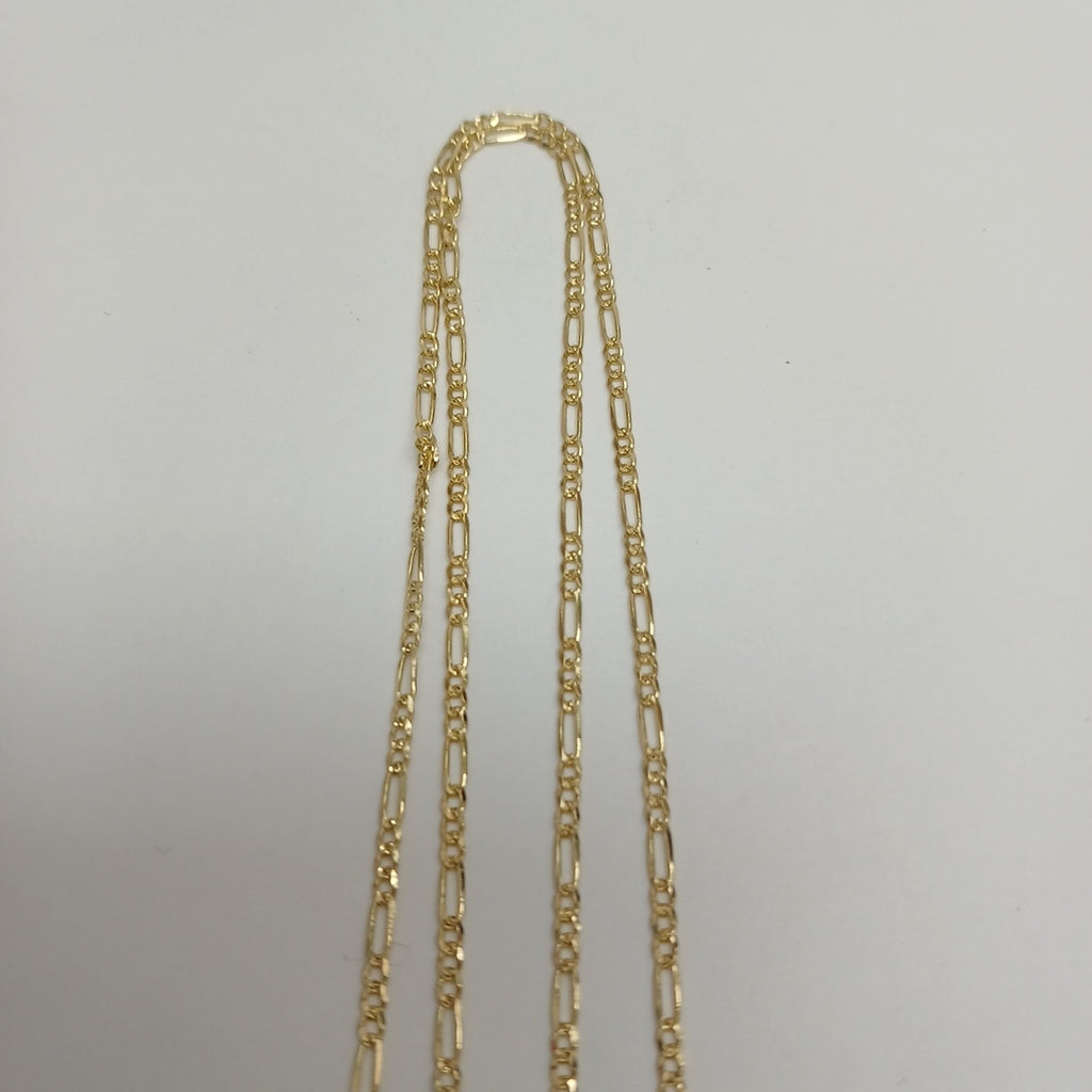 CADENAS 3X1 ORO 14K 55 CM 3.9 GR (NUEVO)