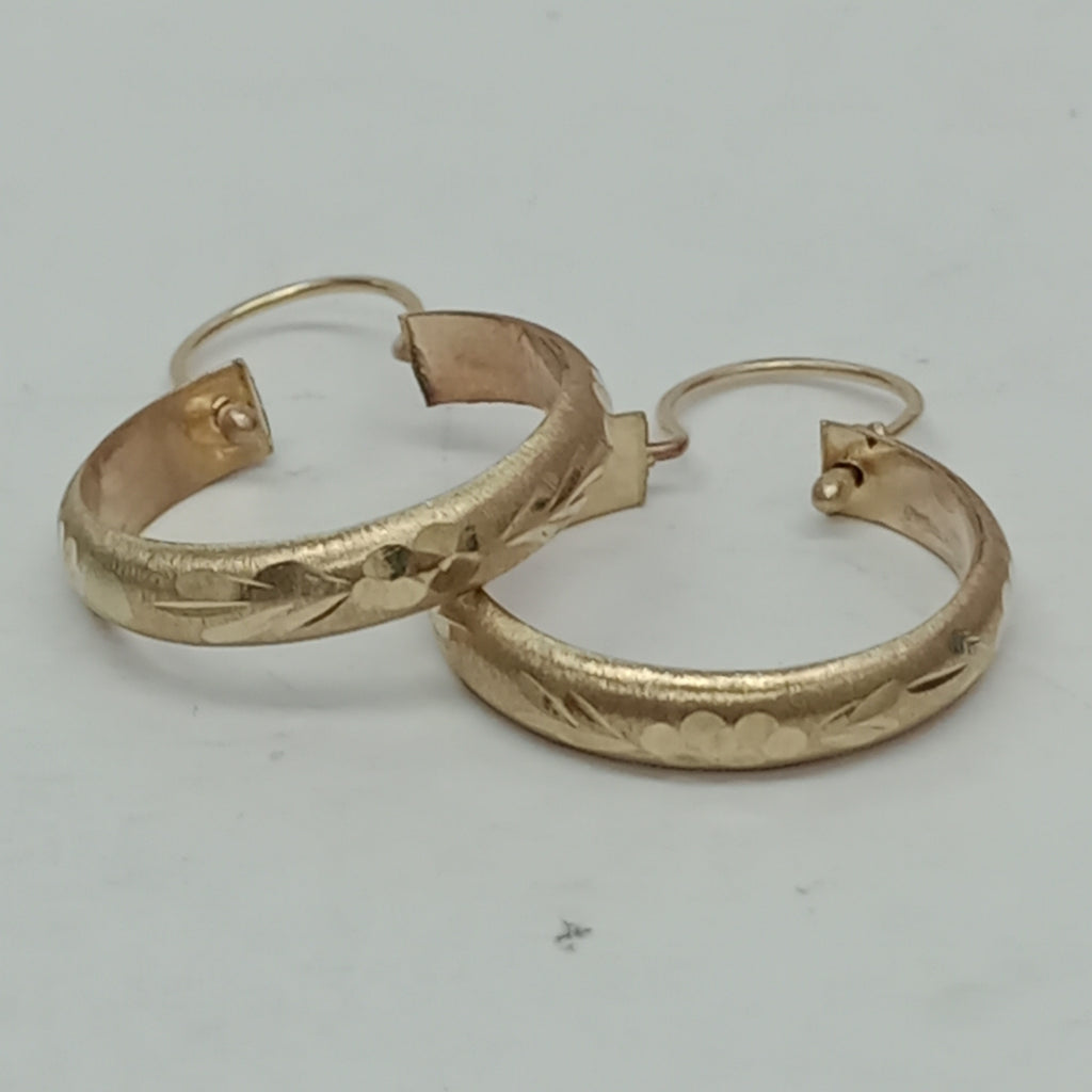 ARRACADAS PAR ORO 10 K 1.8 GRMS (SEMINUEVO)