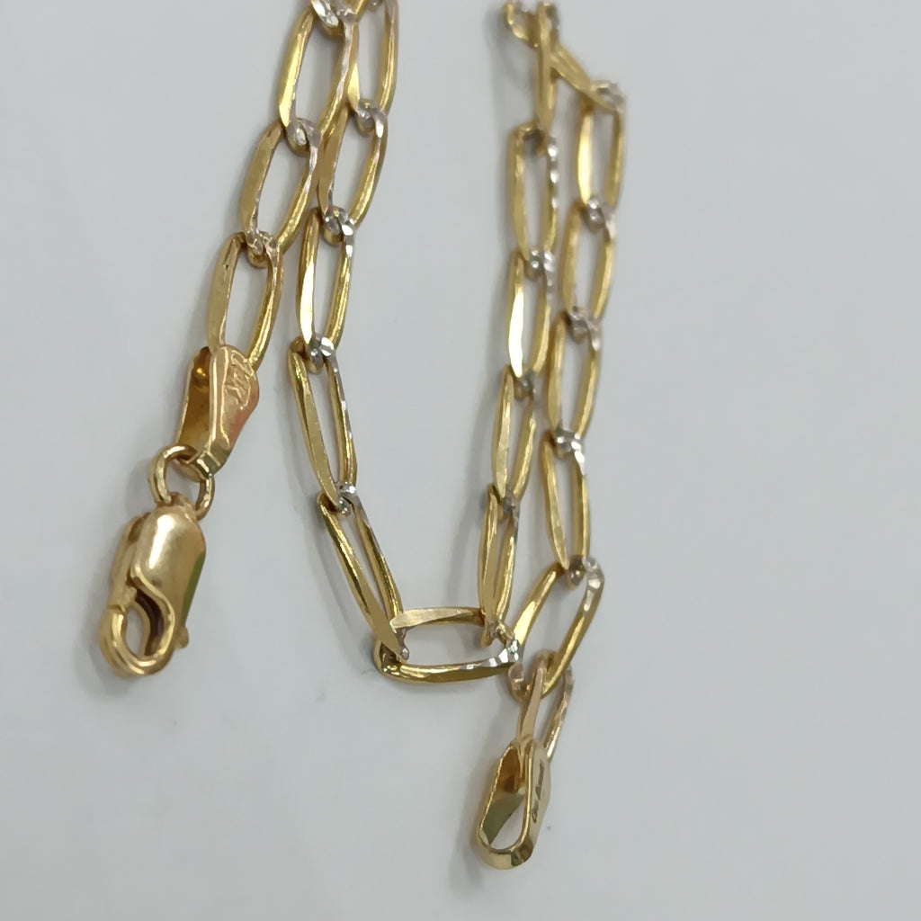 PULSERA TEJIDO ESLABONES 4.6G 21 CM (NUEVO)