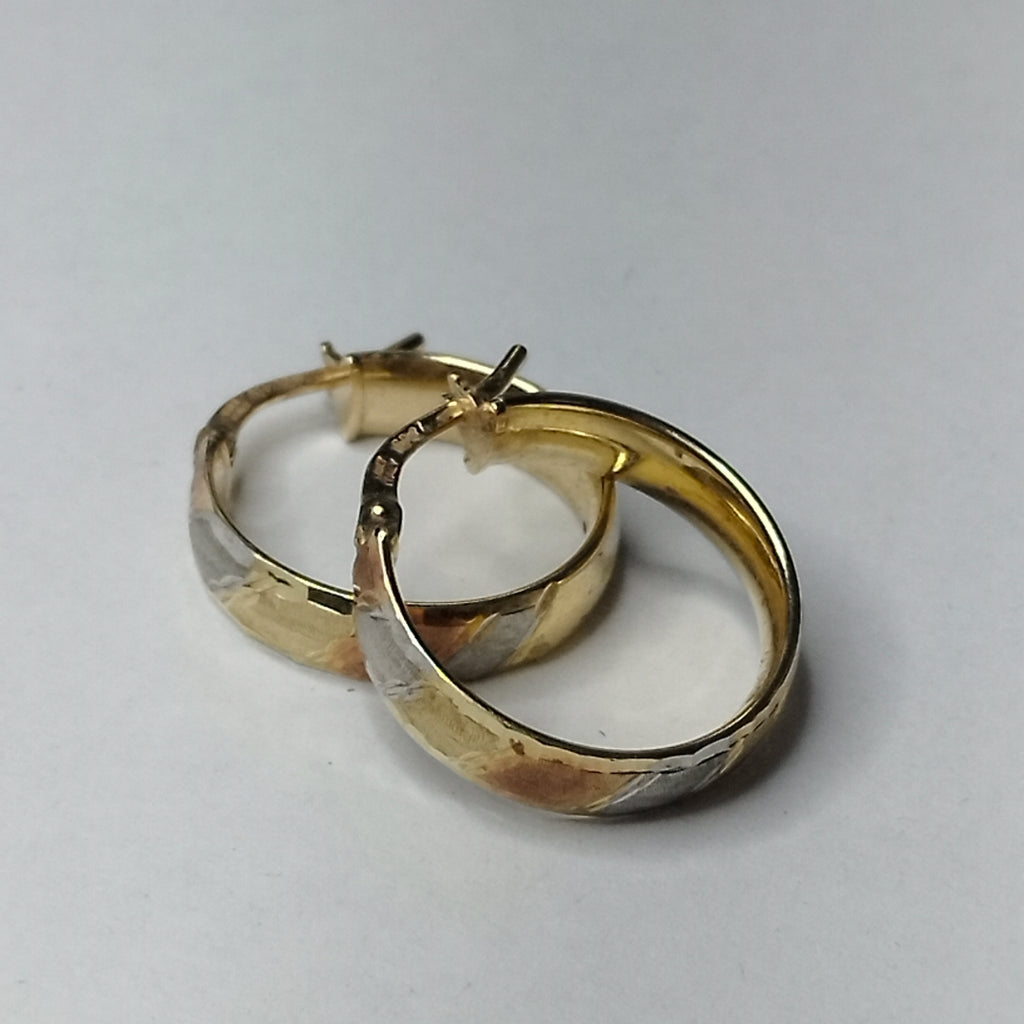 ARRACADAS PAR ORO 10 K 1.7 GRMS (SEMINUEVO)