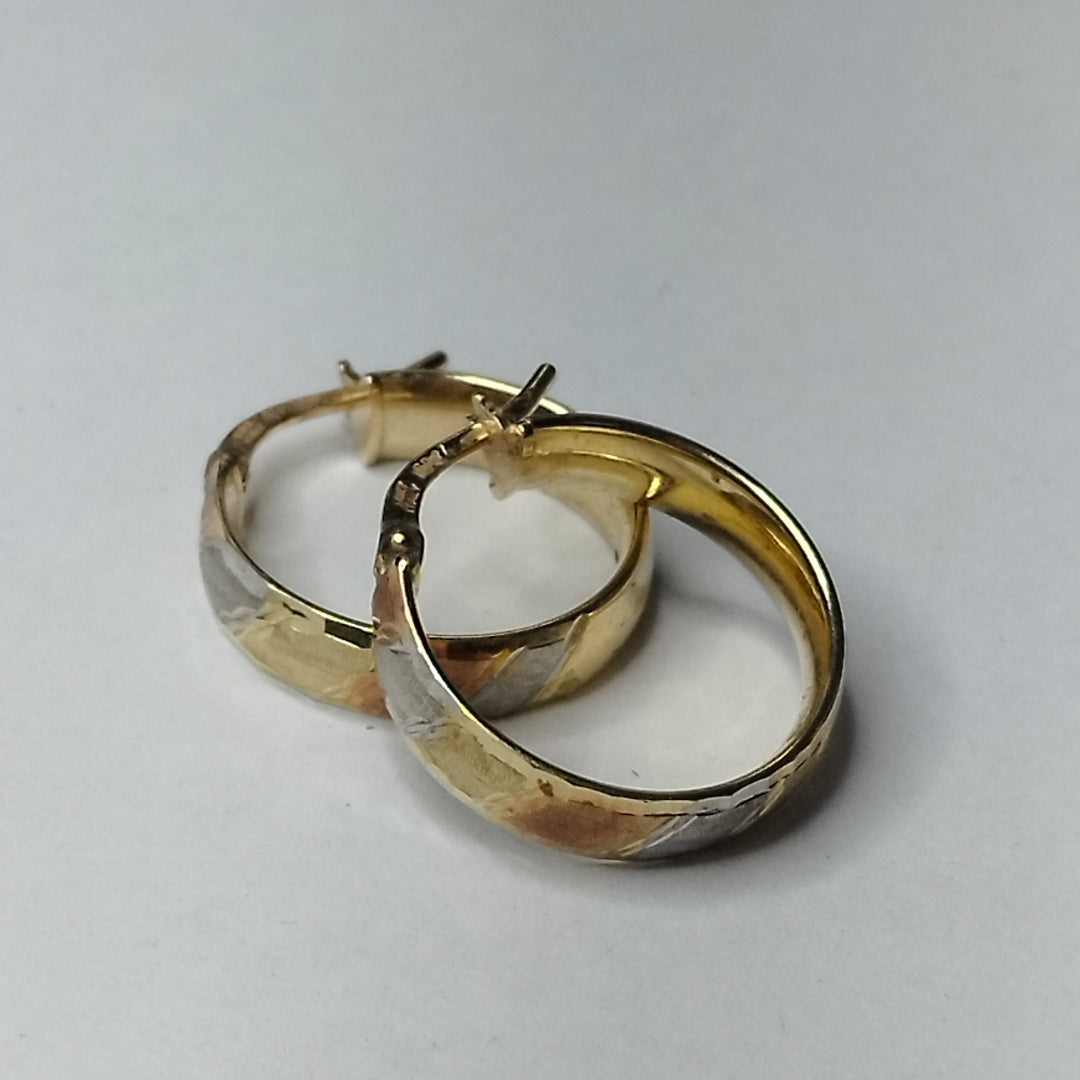 ARRACADAS PAR ORO 10 K 1.7 GRMS (SEMINUEVO)