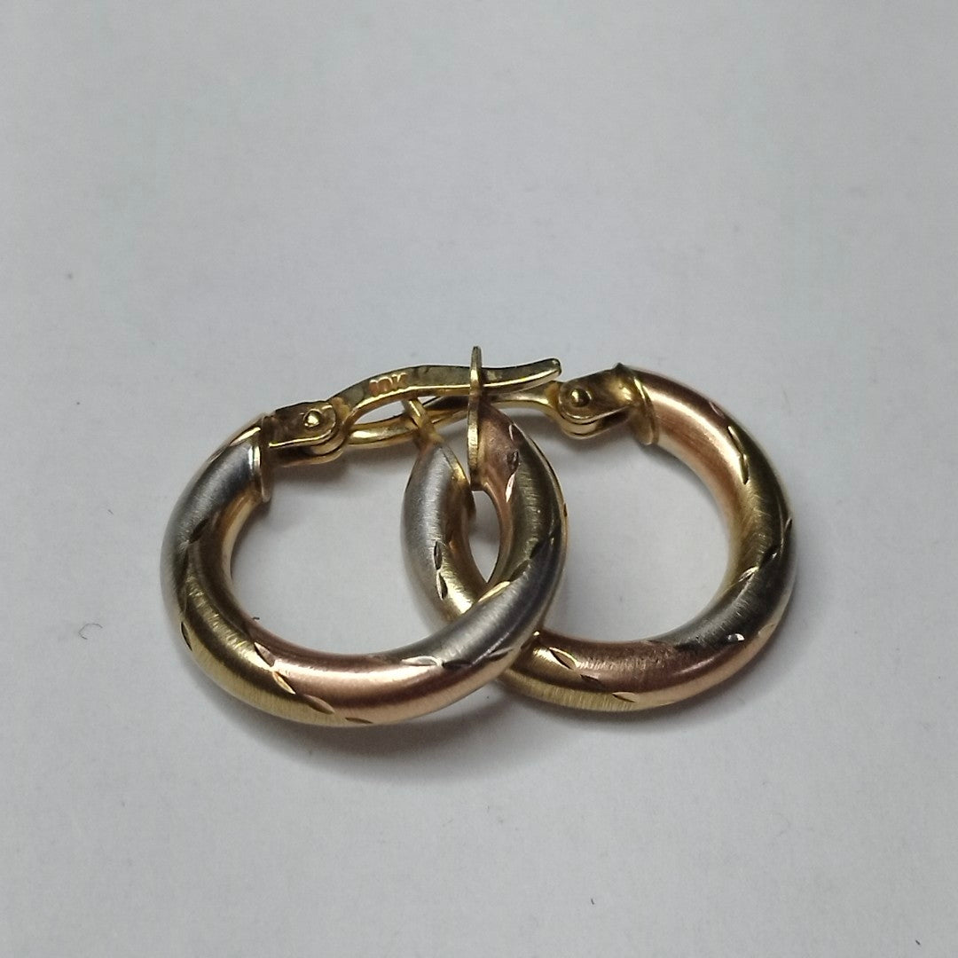 ARRACADAS PAR ORO 10 K 1.6 GRMS (SEMINUEVO)