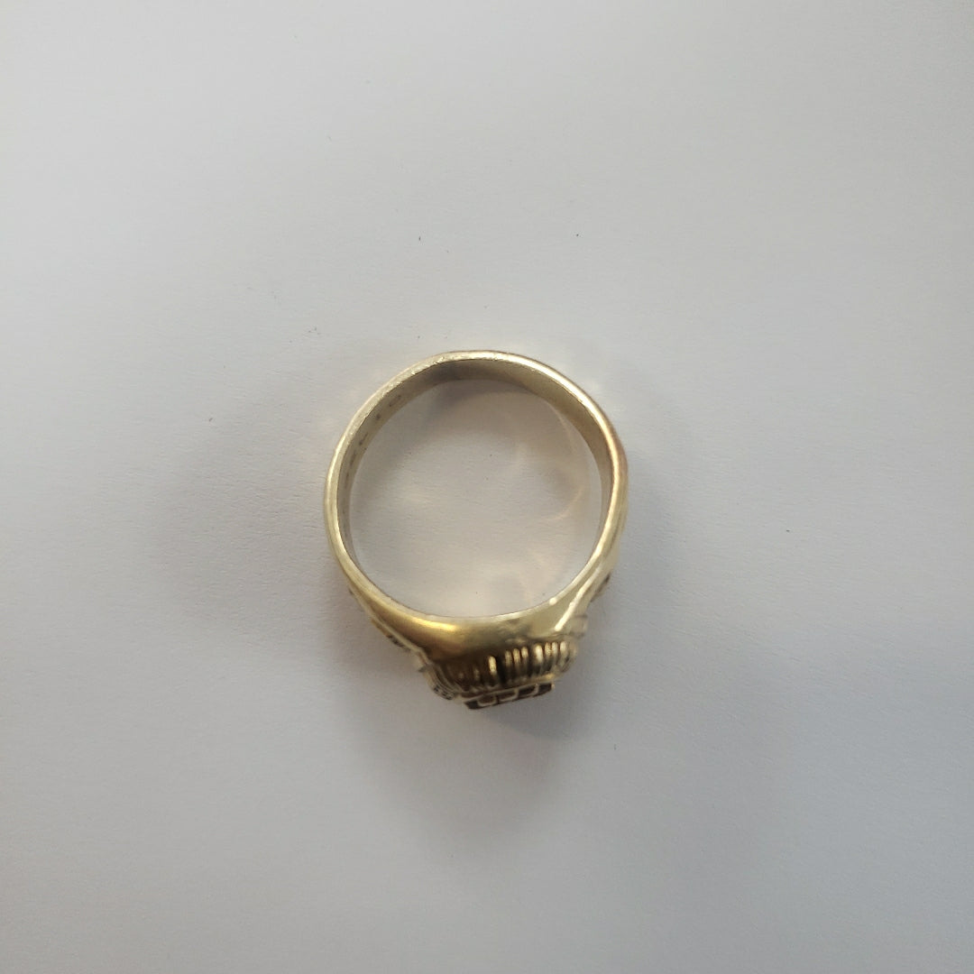 ANILLO DE GRADUACIÓN ORO 10 K 11.3 GRMS (SEMINUEVO)