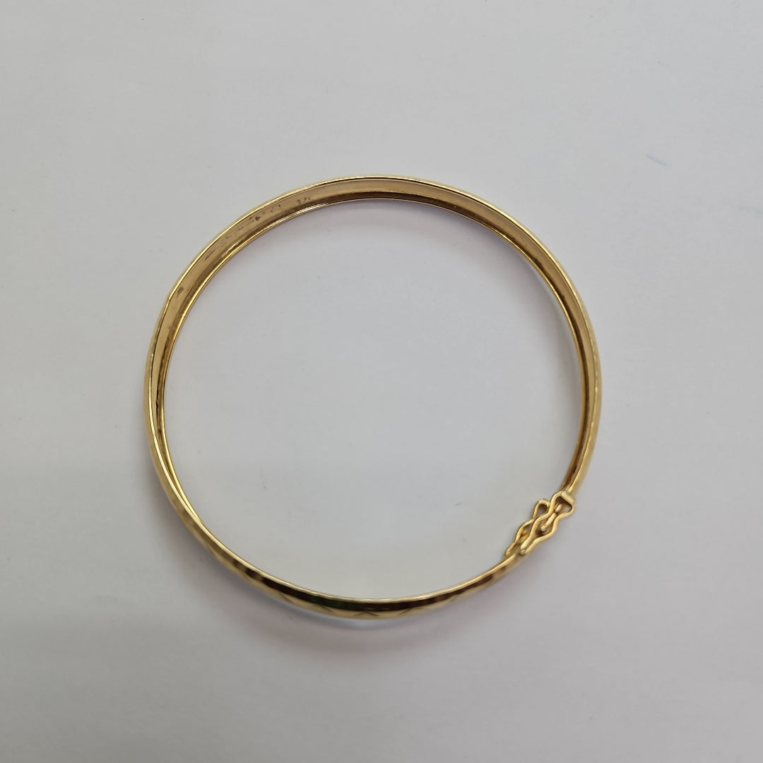 PULSERA RIGIDA ORO 14 K 6,10 GRMS (SEMINUEVO)