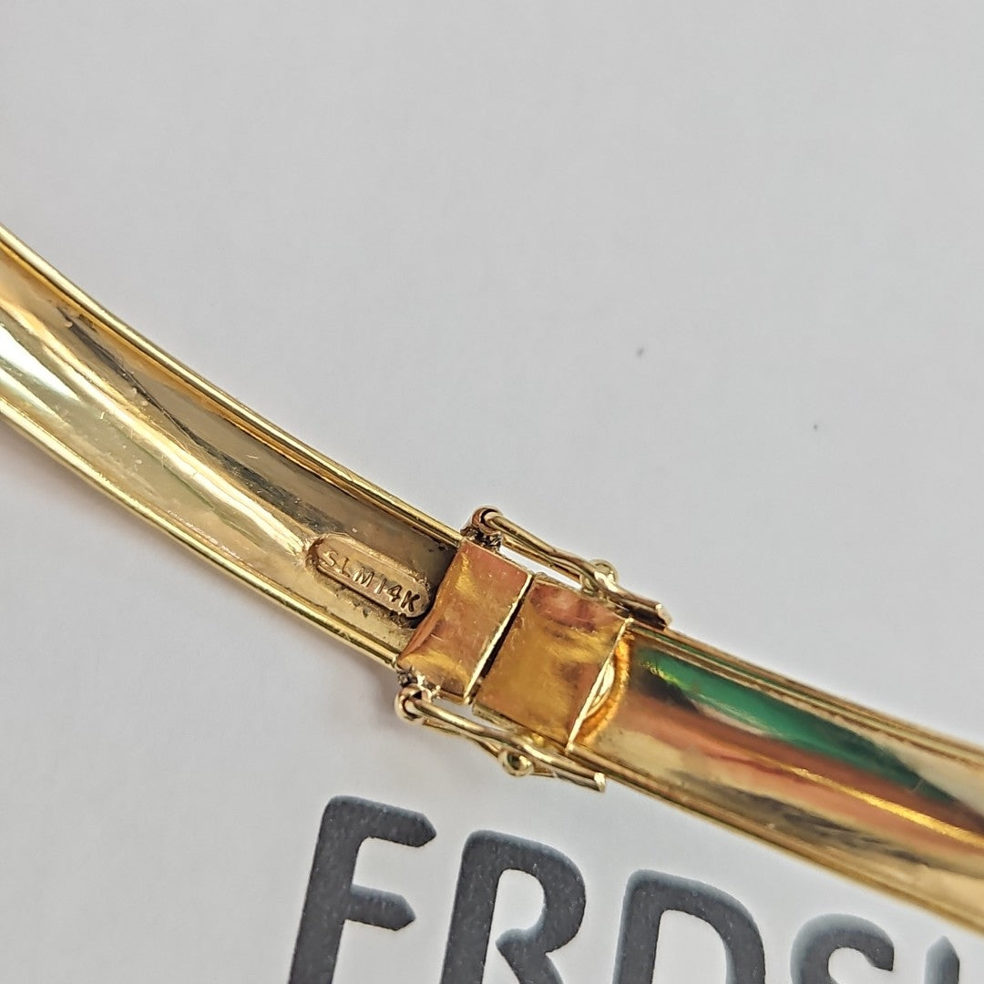 PULSERA RIGIDA ORO 14 K 5,60 GRMS (SEMINUEVO)