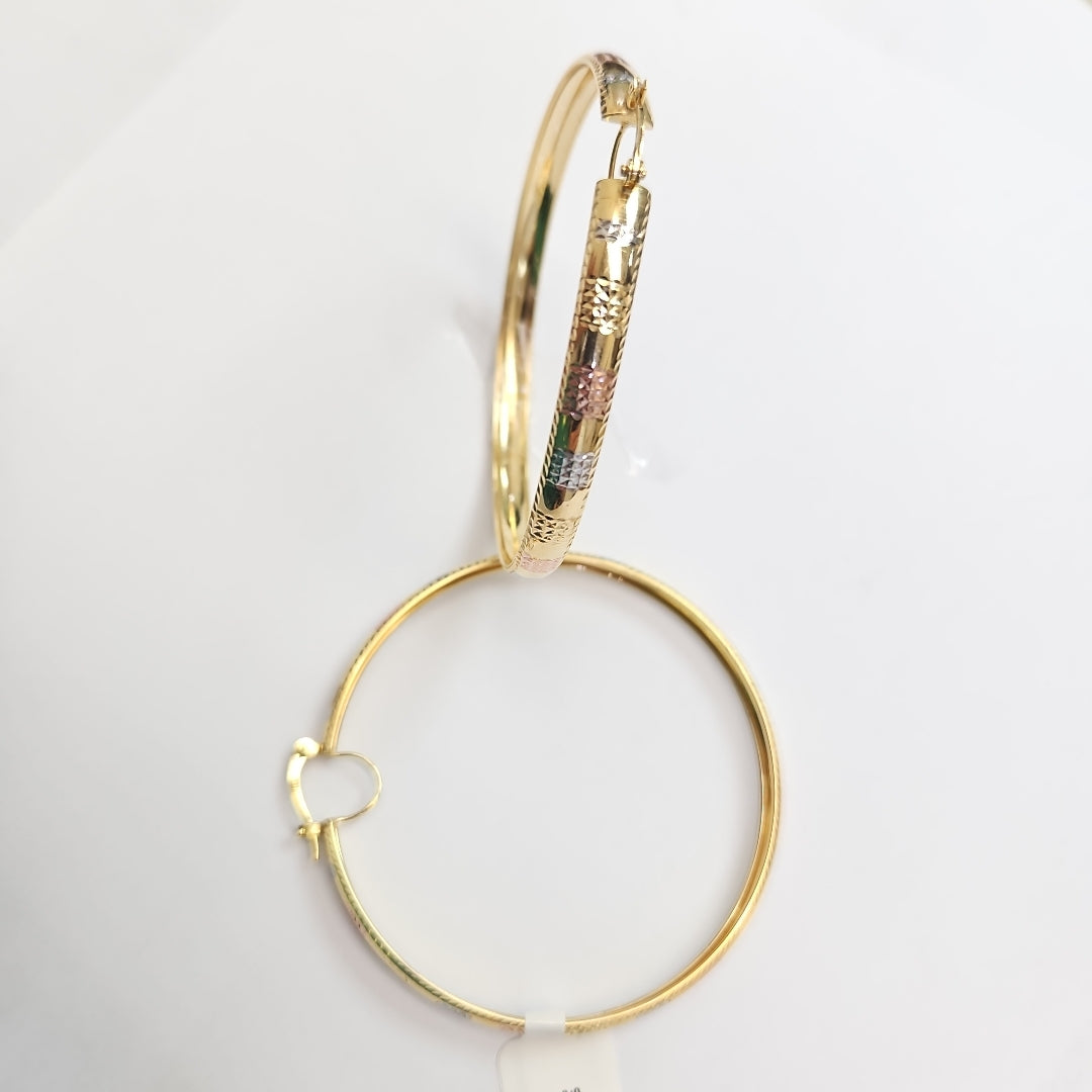 ARRACADAS PAR ORO 14 K 7,70 GRMS (SEMINUEVO)