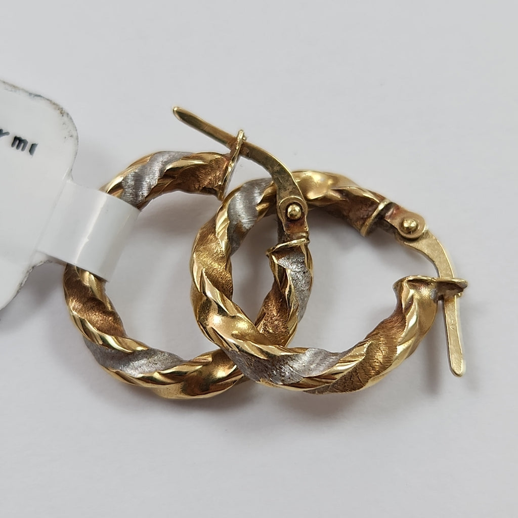 ARRACADAS PAR ORO 14 K 1.2 GRMS (SEMINUEVO)
