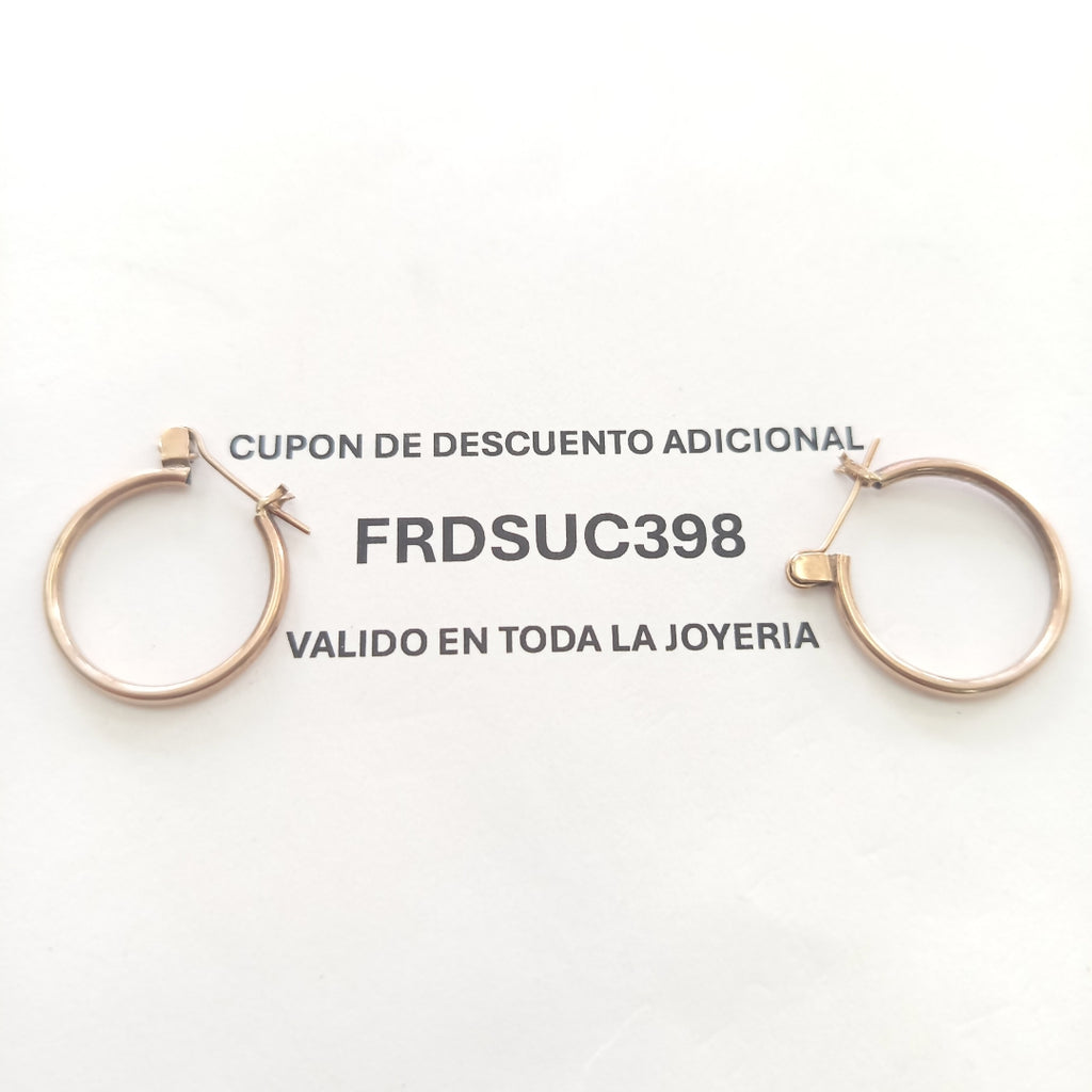 ARRACADAS PAR ORO 8 K 1.8 GRMS (SEMINUEVO)