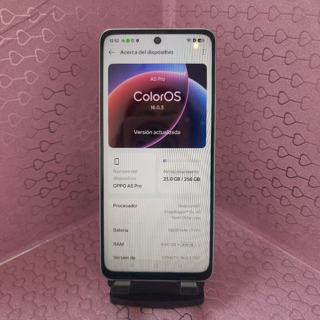 CELULAR OPPO A5 PRO CPH2711 (2025) 256 GB 8 GB RAM (SEMINUEVO)