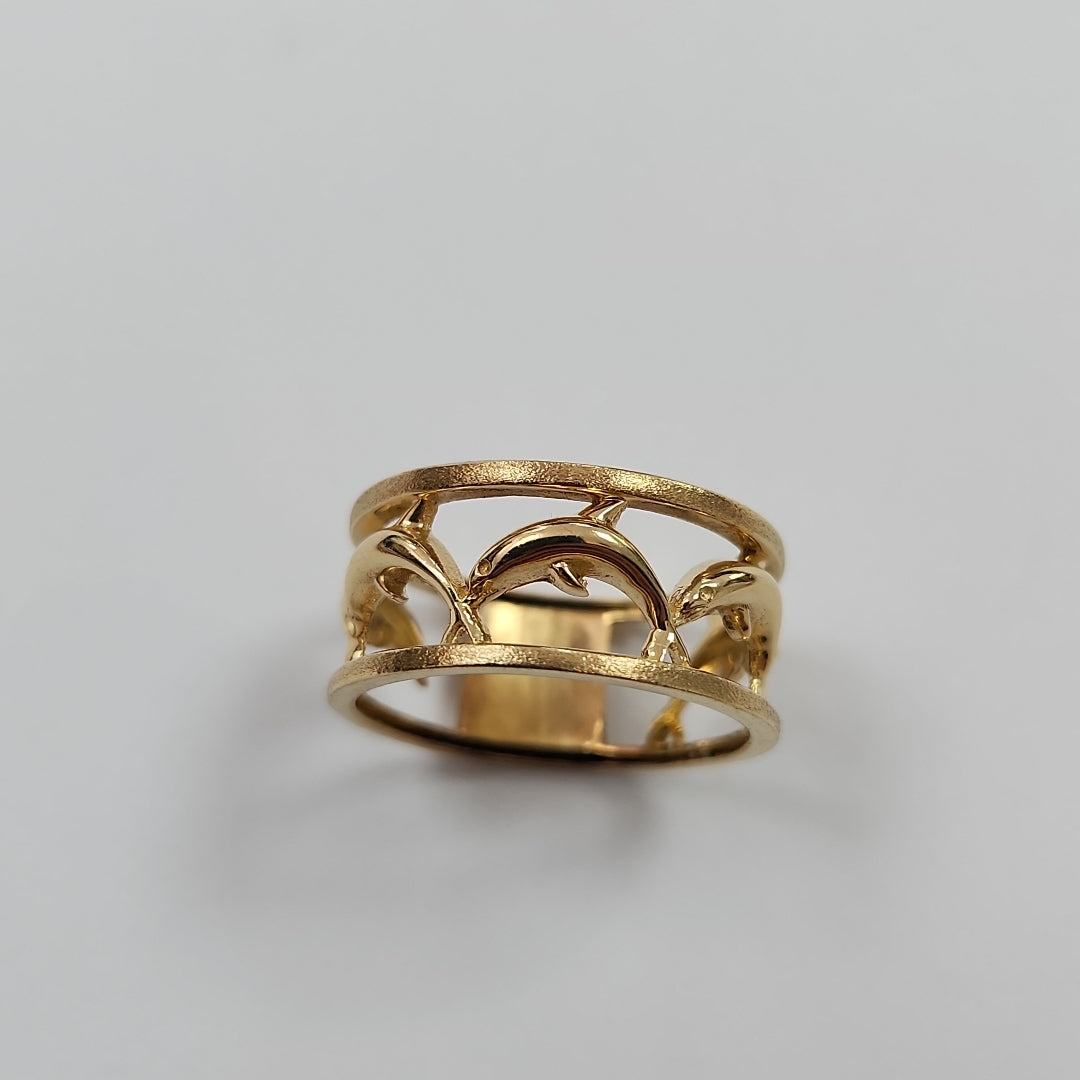 ANILLO ORO 14 K 4.1 GRMS (SEMINUEVO)
