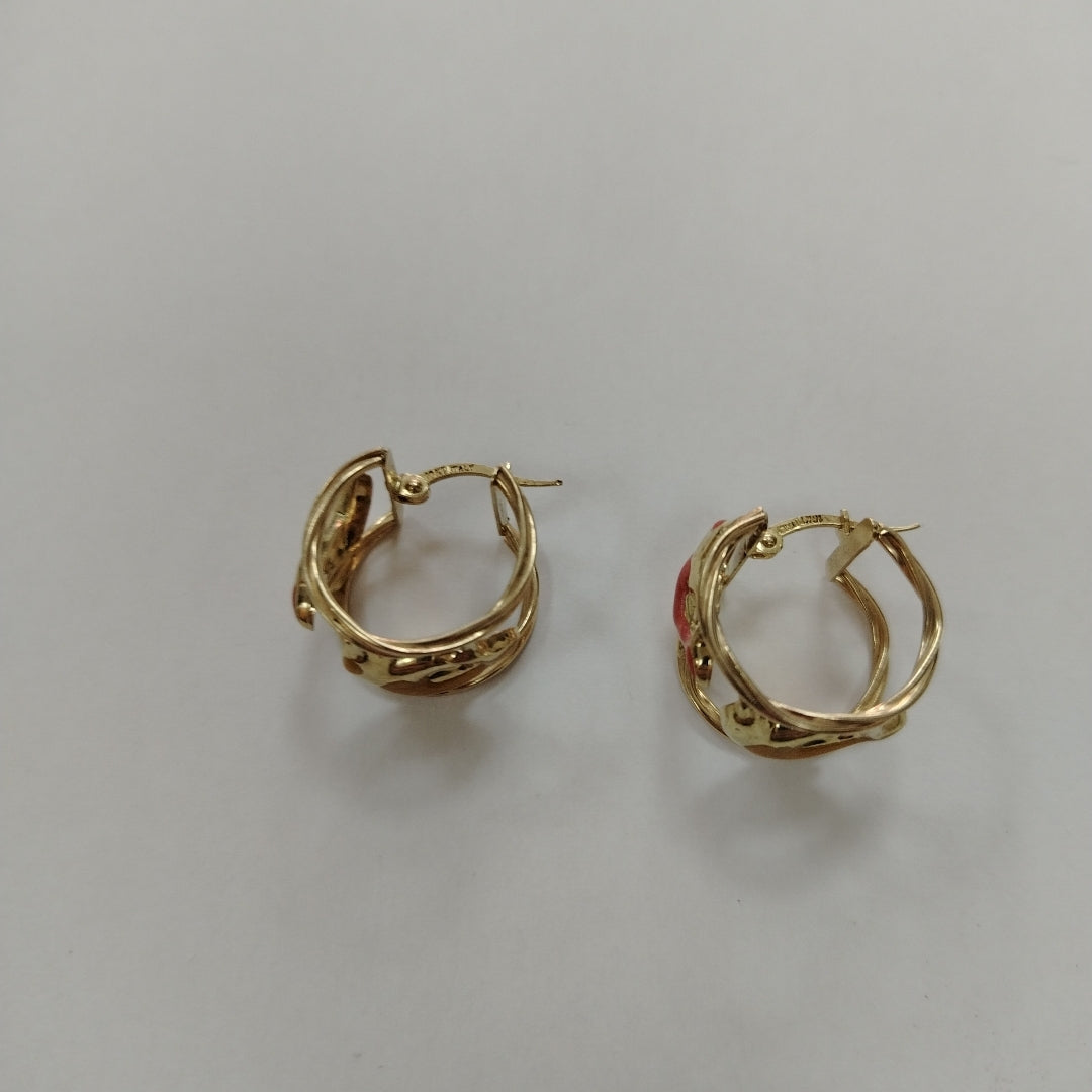 ARETES PAR ORO 10 K 4.1 GRMS (SEMINUEVO)