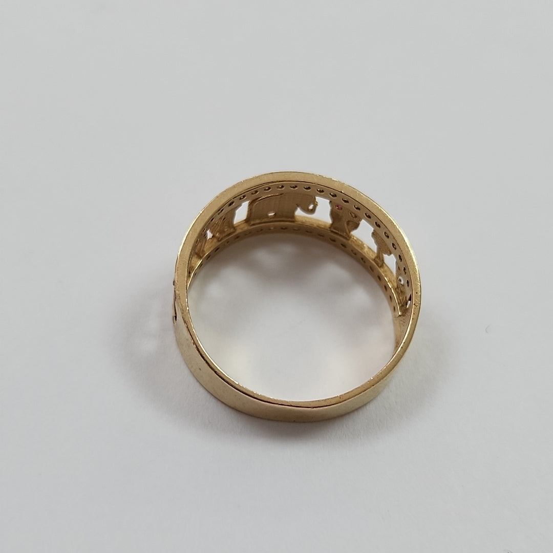 ANILLO ORO 14 K 3.1 GRMS (SEMINUEVO)