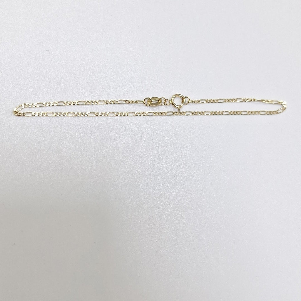 PULSERAS TEJIDO 3X1 ORO 14K 21 CM 1 GR (NUEVO)