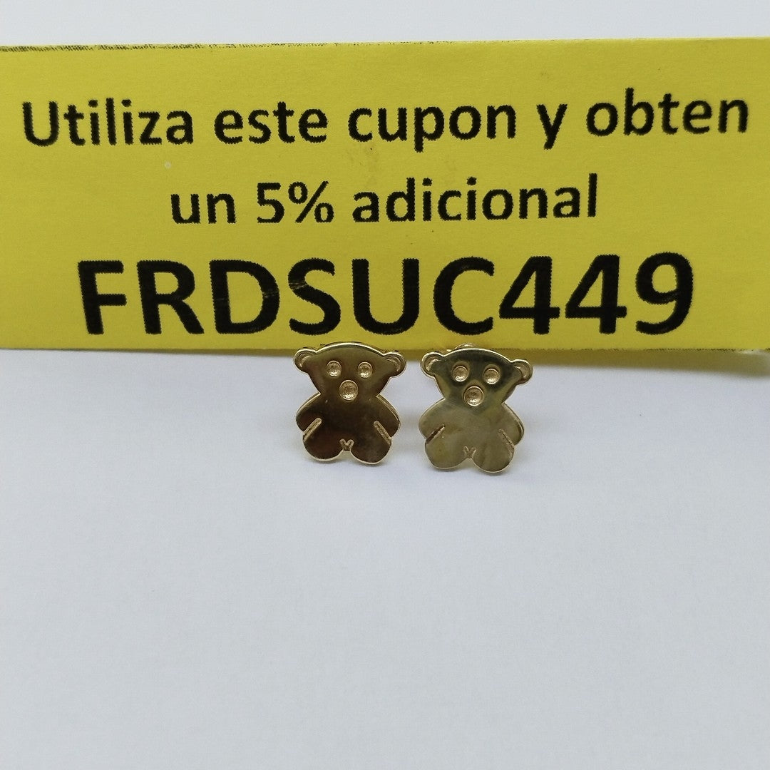 BROQUELES PAR ORO 14 K 1,50 GRMS (SEMINUEVO)