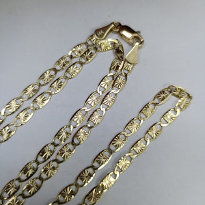 CADENAS GUCHI ORO 14K 55 CM 7.2 GR (NUEVO)