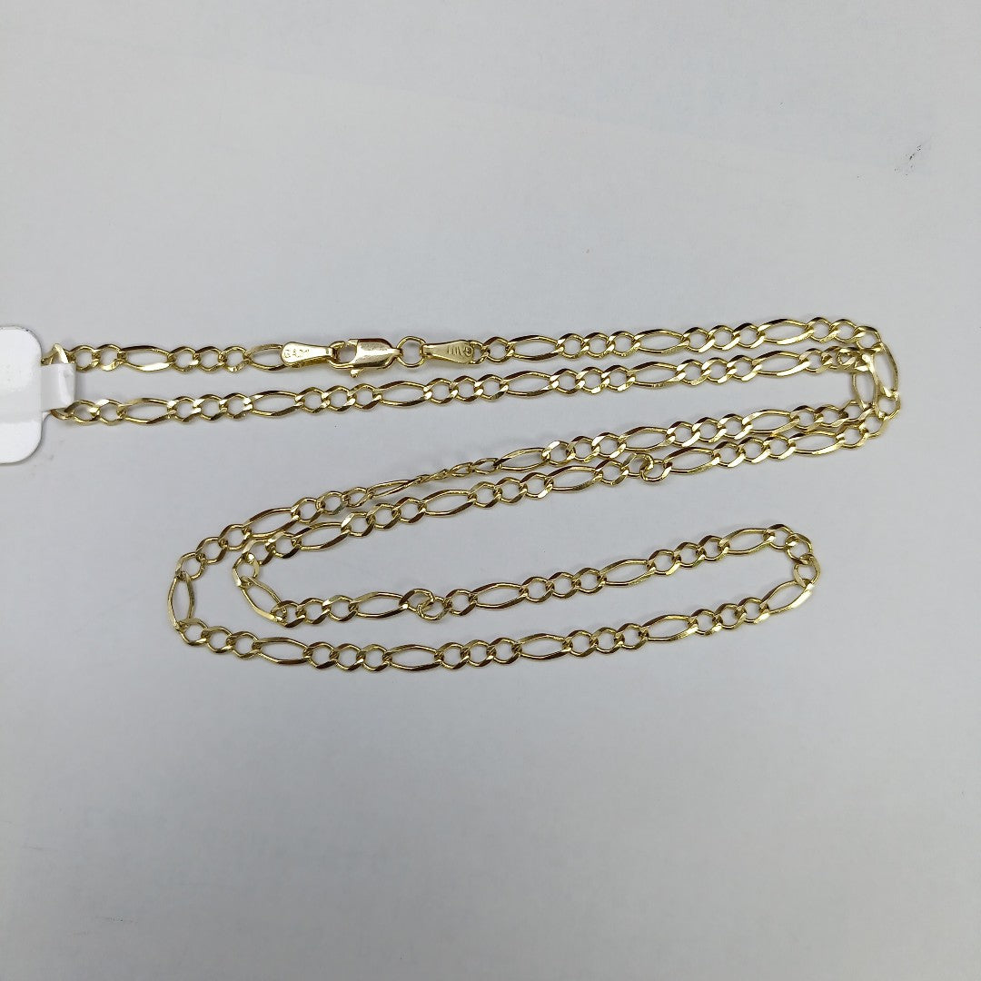 CADENAS TEJIDO 3X1 ORO 10K 50 CM 4.1 GR (NUEVO)