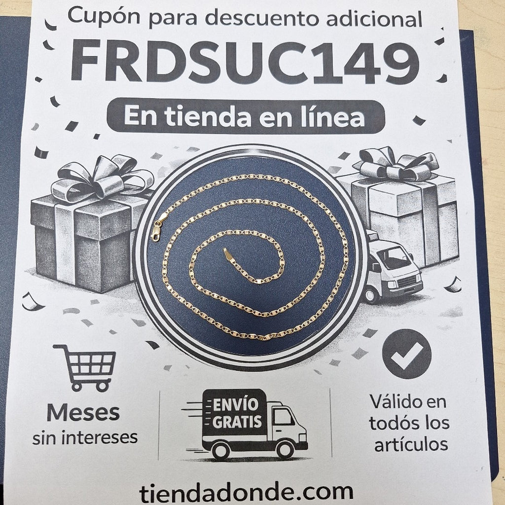 CADENA MARINERA 3.3G 55 CM (NUEVO)