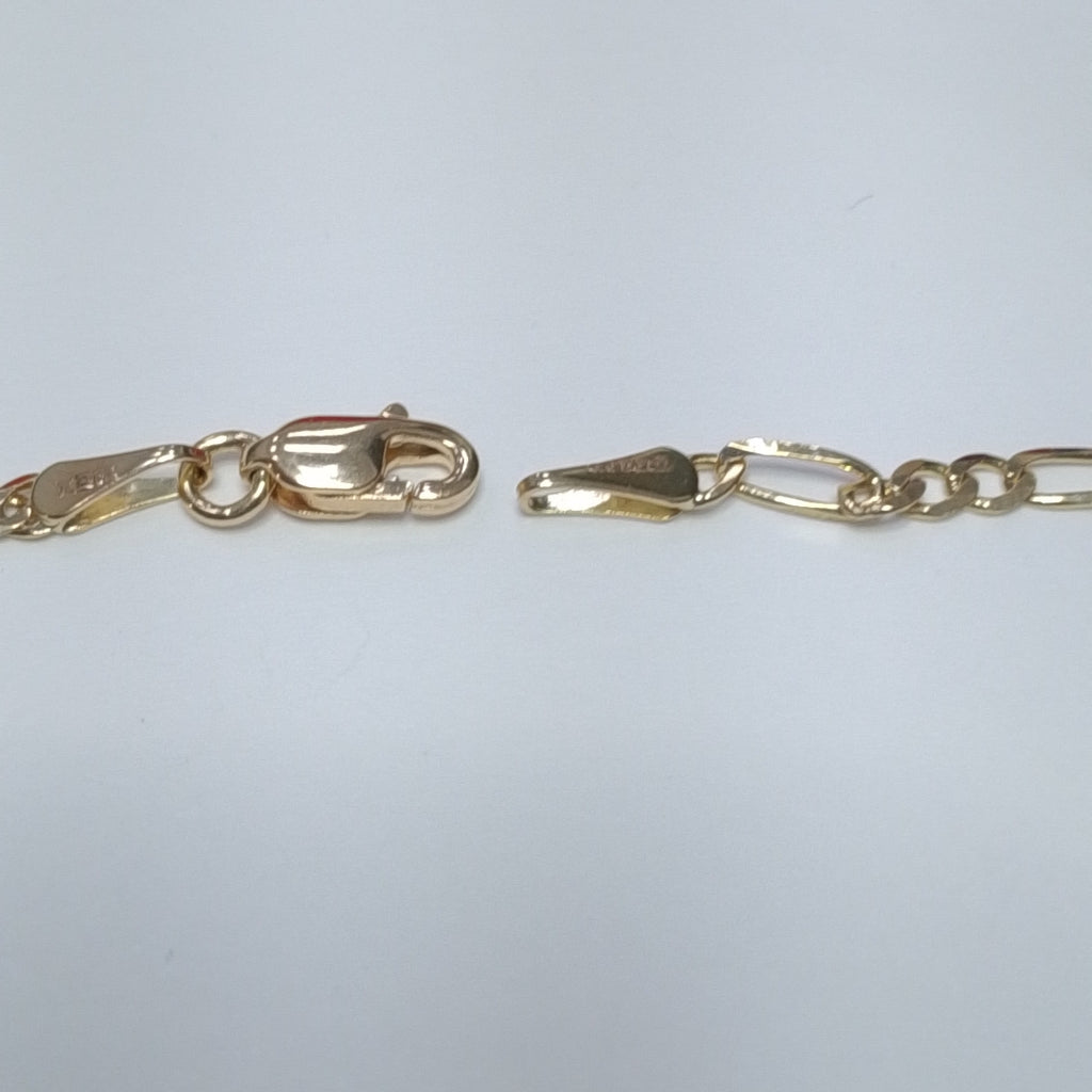 PULSERAS 3X1 ORO 14K 21 CM 2.1 GR (NUEVO)