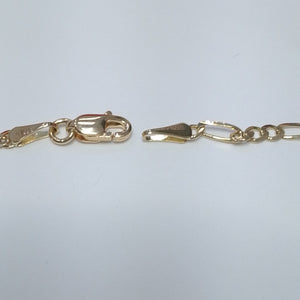 PULSERAS 3X1 ORO 14K 21 CM 2.1 GR (NUEVO)