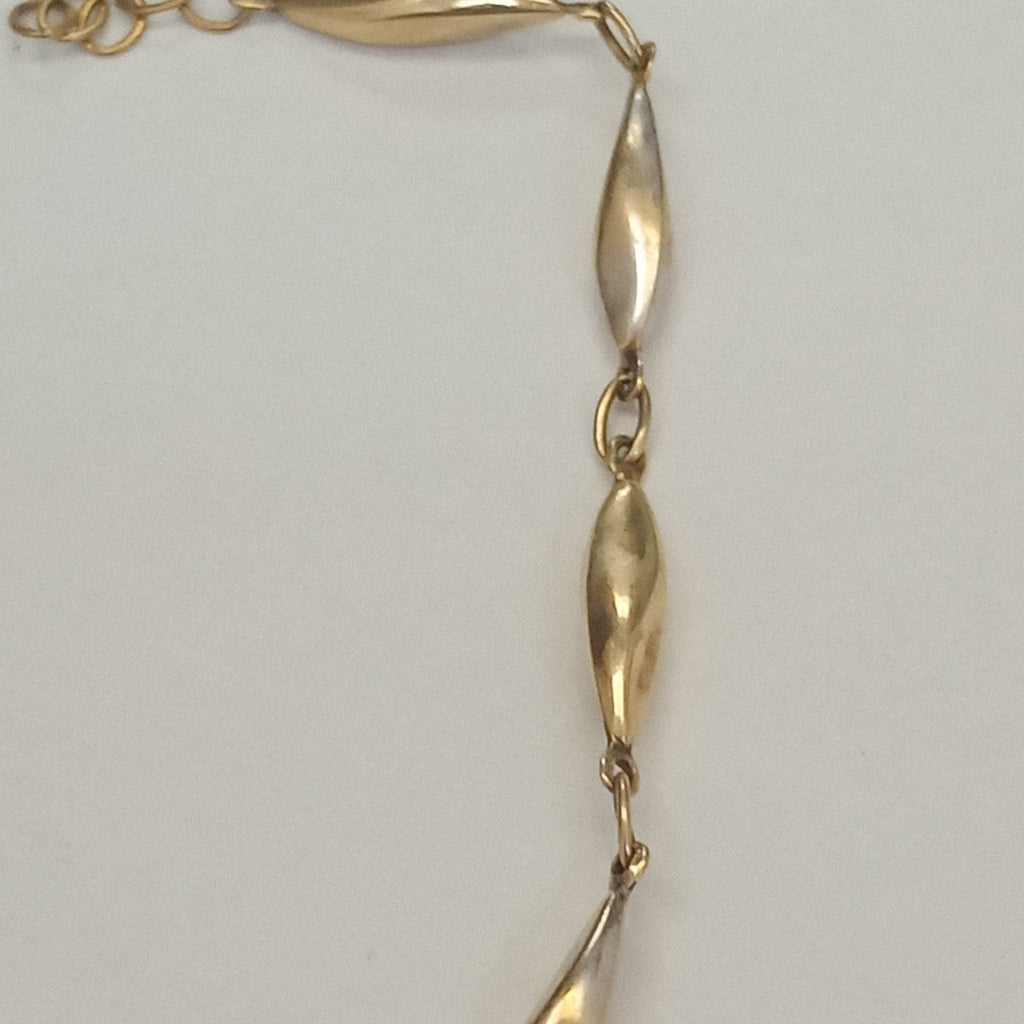 PULSERA ORO COMBINADO 10 K 2.3 GRMS (SEMINUEVO)