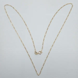 CADENAS TEJIDO 3X1 ORO 14K 55 CM 2.4 GR (NUEVO)