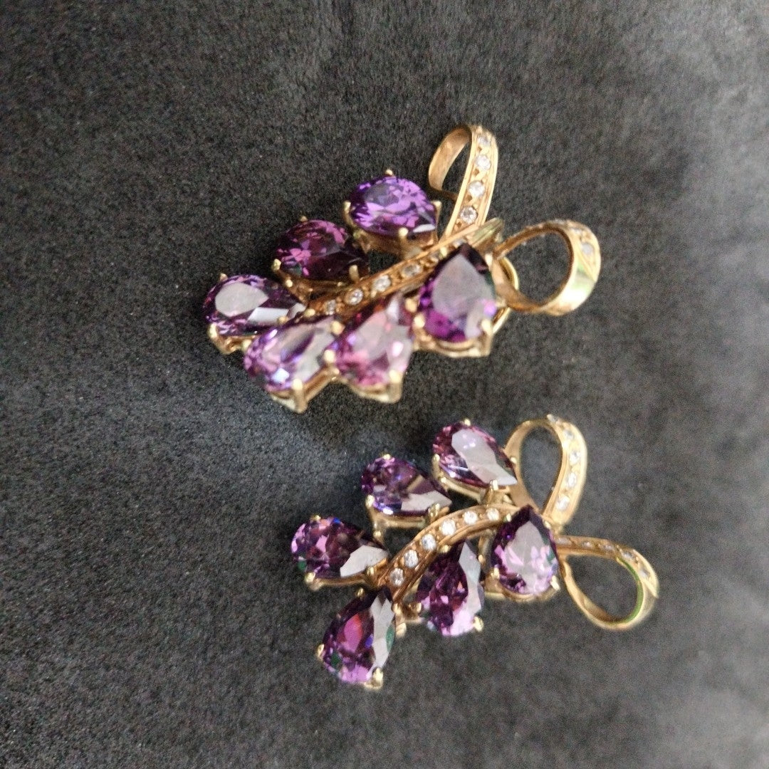 ARETES PAR ORO 12 K 17.2 GRMS (SEMINUEVO)