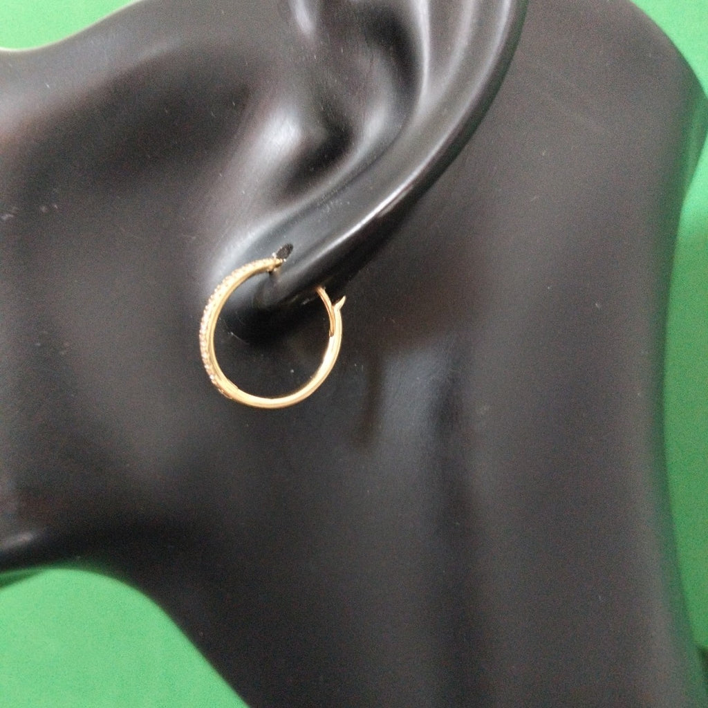 ARRACADAS PAR ORO 14 K 1.8 GRMS (SEMINUEVO)