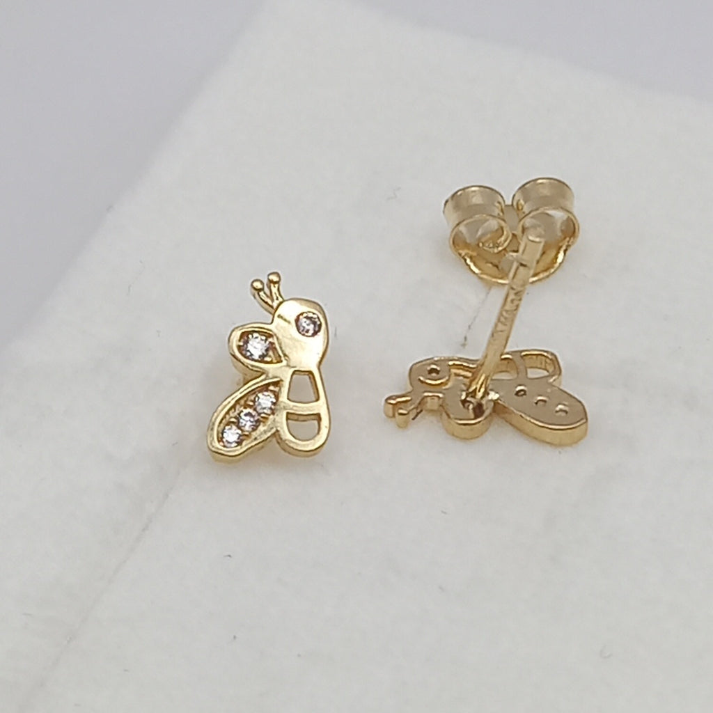 ARETES PAR ORO 14 K 1 GRMS (SEMINUEVO)