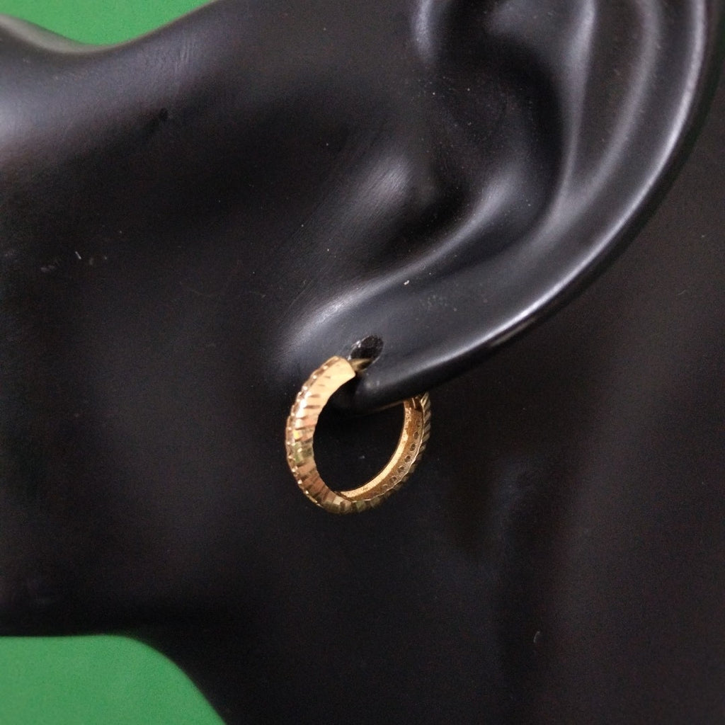 ARRACADAS PAR ORO 10 K 1,80 GRMS (SEMINUEVO)