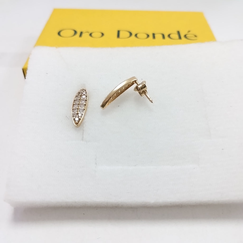 BROQUELES ORO 14K 1.8 (NUEVO)