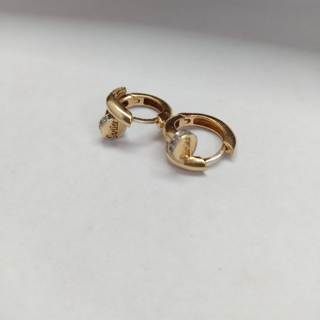 ARRACADAS PAR ORO 14 K 6.7 GRMS (SEMINUEVO)