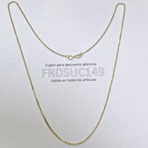 CADENAS TEJIDO BARBADA ORO 10K 50 CM 2.6 GR (NUEVO)